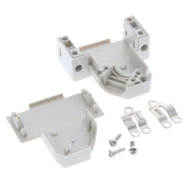 1-1393738-1 TE Connectivity AMP Connectors  Capots de connecteurs D-Sub en forme de D